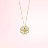 Lucky Clover Hearts Necklace