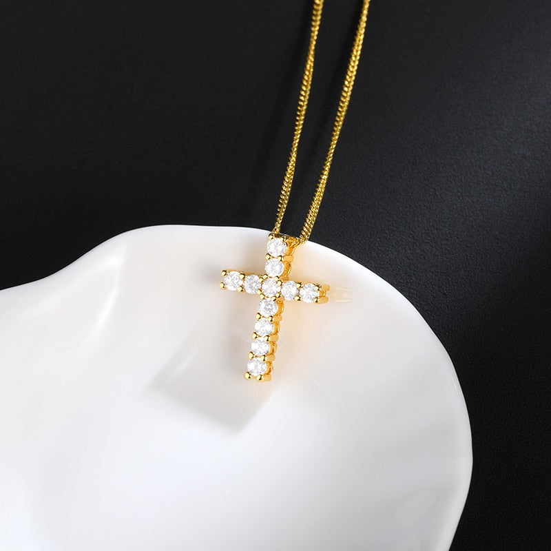 Diamond Cross Necklace