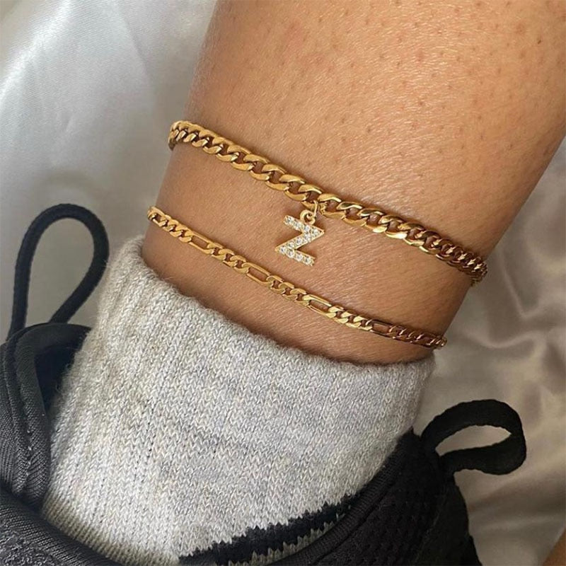 Cuban Link Anklet Bracelet